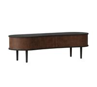 UMAGE Table Audacious TV - charcoal - chêne noir