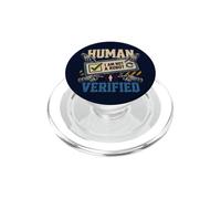 umain Verifie dans Le Monde Numerique Fun CAPTCHA Humour PopSockets PopGrip pour MagSafe