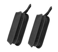 Umaki Lot de 2 petites pochettes à outils, pochette en toile à fermeture éclair avec 13 boucles réglables, sac de rangement pour outils, sac à outils utilitaire pour artisanat, entretien, électricien