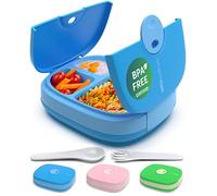 Umami Lunch Box Bento Enfant, 3 Compartiments, Couverts Inclus, Sans BPA