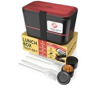 Umami Lunch Box Bento, Tout en-1 avec Couverts, Étanche, Encastrable,