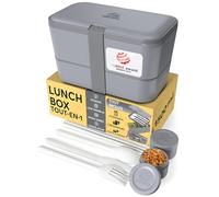 Umami Lunch Box Bento, Tout en-1 avec Couverts, Étanche, Encastrable,