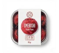 Umami Prunes Umeboshi Entières 200g - Fermentées aux Feuilles de Shiso - Goût Acide et Salé - Superaliment Alcalinisant pour Macrobiotique et Digestion