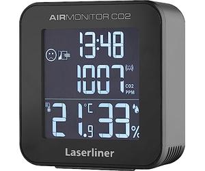 Umarex Laserline AirMonitor CO2 (avec Affichage, avec capteur de Technologie NDIR, Signal Acoustique et Optique en Cas de recommandation de Ventilation) 082.427A