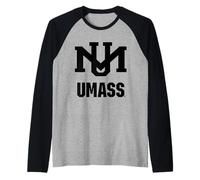 UMass Minutemen | sous Licence Officielle NCAA | UMASVIN1025 Manche Raglan