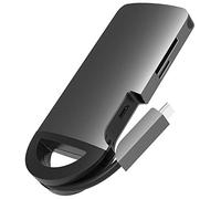 UMAX U-Connect Adaptateur multiport H7-7 en 1 USB-C Type-C, port de charge PD Type-C, HDMI 4K, lecteur de carte microSD microSD, 3 ports USB 3.0, compatible avec MacBook, Chromebook, appareils Windows