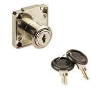 UMAXO Serrure de meuble pour tiroir Verrou à Cylindre Serrure à visser Serrure de meuble