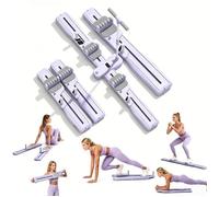 UMAY Pilates Reformer 5 en 1 - Planche d’exercice avec résistances - Tapis de fitness - Abdos et gainage - Violet