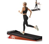 UMAY Tapis de Marche Inclinable 15% à Triple Amortissement,2,5 CV Walking Pad,Tapis de Course Motorise Inclinable Charge Max.136KG
