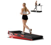 UMAY Tapis de Marche Inclinable 15% à Triple Amortissement, 2,75 CV Walking Pad,Tapis de Course Motorise Inclinable Charge Max.136KG