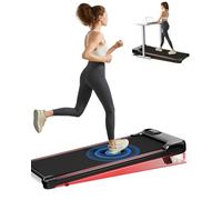 UMAY Tapis de Marche Inclinable Pente 8KM/H à Triple Amortissement,2,5 CV Walking Pad,Tapis de Course Motorise Inclinable Charge Max. 136KG