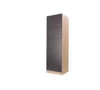 Umbauschrank Réfrigérateur 60 CM Chêne Brut de Sciage Gris Merle respekta