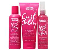 Umberto Giannini – Coffret boucles Curl Jelly Shine 180 ml + Scrunching 200 ml + Refresh 150 ml