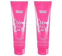 Umberto Giannini Creme De Curl Control Lot de 2 crèmes végétaliennes et sans cruauté envers les animaux, 150 ml