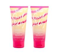Umberto Giannini Curl Jelly Scrunching Jelly Lot de 2 gels capillaires pour cheveux bouclés ou ondulés Vanille, végétalien et sans cruauté envers les animaux