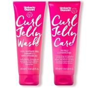 Umberto Giannini Curl Jelly Scrunching Jelly Shampooing et après-shampoing, végétalien et sans cruauté envers les animaux, solution de frisottis pour cheveux bouclés ou ondulés, 200 ml