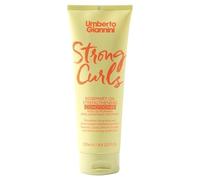 Umberto Giannini Strong Curls Après-shampoing fortifiant à l'huile de romarin pour cheveux bouclés, bouclés et ondulés - Comprend de la biotine + de la menthe poivrée - Sans sulfate et végétalien