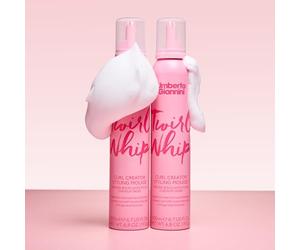 Umberto Giannini Twirl Whip Curl Creator Mousse | Mousse coiffante légère pour bobines et boucles (type 3-4) | Définissez, ajoutez du volume et de la brillance | Tenue moyenne, anti-frisottis