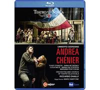 Umberto Giordano : Andrea Chénier. Eyvazov, Netrebko, Salsi, Stroppa, Pentcheva, Chailly, Martone. [Blu-ray]