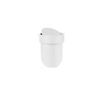 Poubelle blanche Touch pour salle de bain