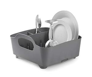Umbra 330590-149 séchoir à vaisselle pour baignoire Plastique Charbon 36,06 x 33,65 x 18,28 cm