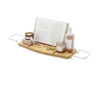 Sologne Pont de baignoire extensible en bambou L.71.1cm AQUALA 50x70cm Marron