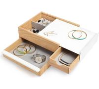 UMBRA boîte à bijoux STOWIT - blanc,naturel