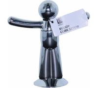 Umbra Buddy Korkenzieher, Weinflaschenöffner, Flaschenöffner, Weinzubehör, Verchromtes Gussmetall, Chrom, Silber, 480323158