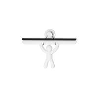 UMBRA Buddy Squeegee. Raclette de douche Buddy, coloris blanc, dimension 26.7x15.9x5.1cm
