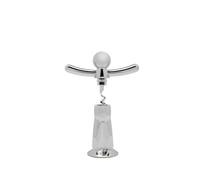 Umbra Buddy tire-bouchon, ouvre-bouteille, décapsuleur, accessoires pour le vin, métal chromé coulé, chrome, argent, 480323158