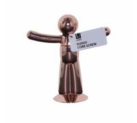 Umbra Buddy tire-bouchon, ouvre-bouteille, décapsuleur, accessoires pour le vin, métal chromé coulé, chrome, cuivre, 480323880