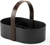 Umbra Caddy Bellwood, organiseur pour cosmétiques, plastique, noir, noyer, 30 x 20 x 23 cm, 1019130-048