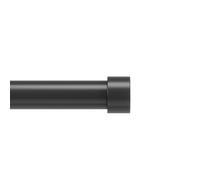 Umbra Cappa Tringle à Rideaux Double réglable de 2,5 cm pour fenêtres - 167,6-304,8 cm - Noir Mat