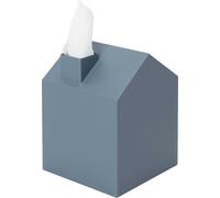 Umbra Boîte à mouchoirs - Moderne et décorative - pour Salle de Bain, Bureau, Chambre à Coucher et Plus - Bleu Ardoise - 13 x 17 x 13 cm