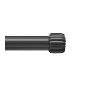 Umbra Cleo, Tringle à Rideaux De Diamètre 2.5 cm, Réglable 168-305 cm, Noir Mat, Ensemble De Tringles Au Design Moderne
