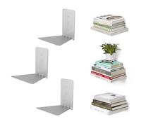 Umbra Conceal Étagère Murale Invisible, Lot de 3, Petit, Argent