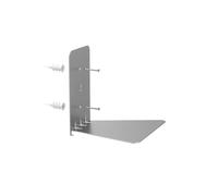 UMBRA Conceal Shelf large. Grande Etagère invisible Conceal, en métal argenté. Entièrement invisibles une fois chargées de livres. Dimension de l'étagère 14x17.8x16.5cm