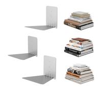 Etagère murale Umbra Lot de 3 étagères à livres invisibles en métal Argent