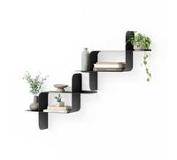 Umbra Étagère murale - 61x47x15cm - set de 2 - noir 1022611-040