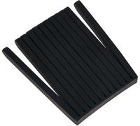 Dessous de plat 2 pièces Fanfare noir - - Noir -