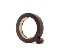 Umbra Ferris Organisateur à bijoux en bois, jusqu'à 33 bagues, Noyer | Coussins de velours, doux pour les bijoux, convient aussi aux boucles d'oreilles, 19x19x4 cm, pour la commode