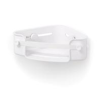 UMBRA Flex Gel-Lock™ Corner Bin. Panier d’angle pour douche Flex Gel-Lock. Etagère pour coins avec technologie de ventouses brevetée Gel-Lock. Coloris Blanc.