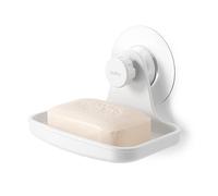 Umbra Flex Porte-Savon adhésif avec bonde de Douche, Blanc