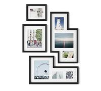 Umbra Gallery 1015592-1106 Lot de 4 cadres photo Noir