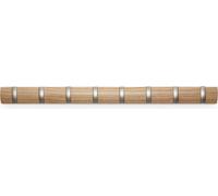 Umbra - Flip hook 8er rail de vestiaire, naturel