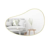 Miroir finition métallique Hubba 61 × 91 cm laiton