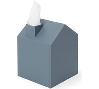 Umbra Boîte à mouchoirs - Moderne et décorative - pour Salle de Bain, Bureau, Chambre à Coucher et Plus - Bleu Ardoise - 13 x 17 x 13 cm