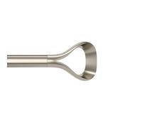 Umbra Loop Tringle à rideau réglable de 2,5 cm, 107 à 305 cm, Effet nickel