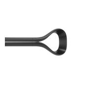 Umbra Loop Tringle à Rideau réglable de 2,5 cm, 107 à 305 cm, Noir Mat