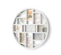 Umbra Luna. Cadre Photo multivues Luna. en Plastique moulé. Coloris Blanc. Dimension 58.4cm épaisseur 2.5cm